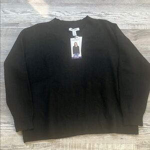 Nine West Women Black Sweater Sizes XXL